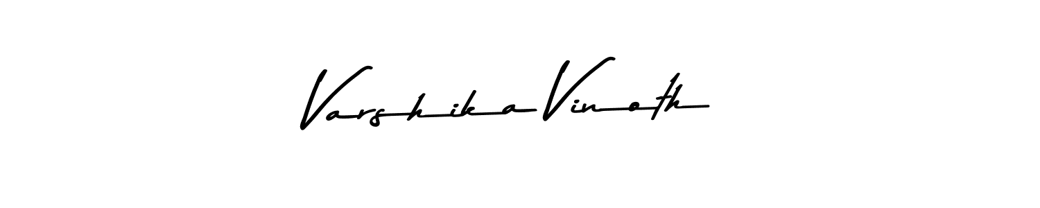 Also we have Varshika Vinoth name is the best signature style. Create professional handwritten signature collection using Asem Kandis PERSONAL USE autograph style. Varshika Vinoth signature style 9 images and pictures png