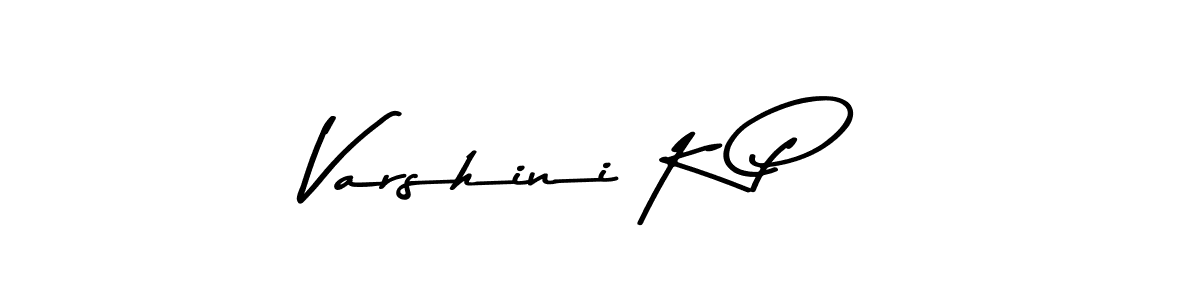 How to Draw Varshini K P signature style? Asem Kandis PERSONAL USE is a latest design signature styles for name Varshini K P. Varshini K P signature style 9 images and pictures png