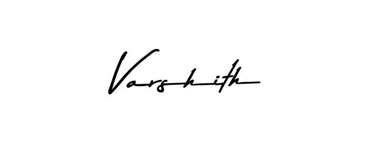 Varshith stylish signature style. Best Handwritten Sign (Asem Kandis PERSONAL USE) for my name. Handwritten Signature Collection Ideas for my name Varshith. Varshith signature style 9 images and pictures png