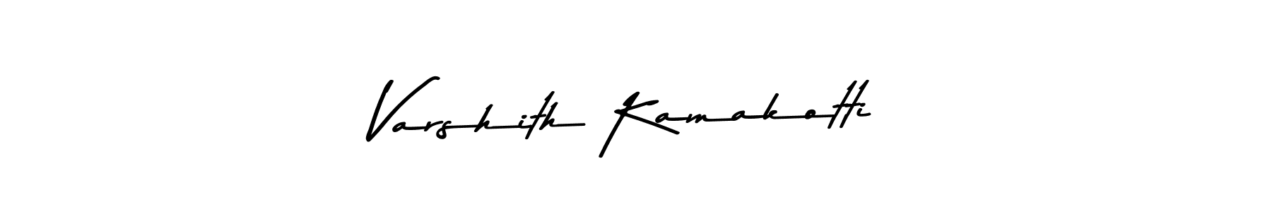 Also You can easily find your signature by using the search form. We will create Varshith Kamakotti name handwritten signature images for you free of cost using Asem Kandis PERSONAL USE sign style. Varshith Kamakotti signature style 9 images and pictures png