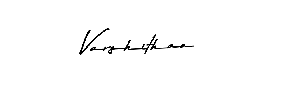 Design your own signature with our free online signature maker. With this signature software, you can create a handwritten (Asem Kandis PERSONAL USE) signature for name Varshithaa. Varshithaa signature style 9 images and pictures png