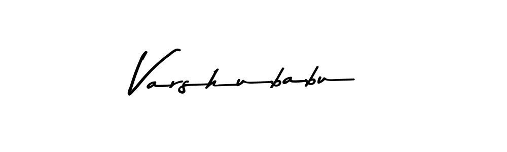 Create a beautiful signature design for name Varshubabu. With this signature (Asem Kandis PERSONAL USE) fonts, you can make a handwritten signature for free. Varshubabu signature style 9 images and pictures png