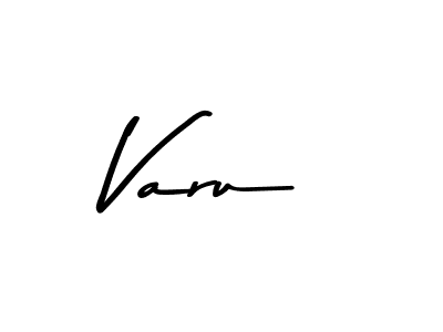 How to make Varu signature? Asem Kandis PERSONAL USE is a professional autograph style. Create handwritten signature for Varu name. Varu signature style 9 images and pictures png