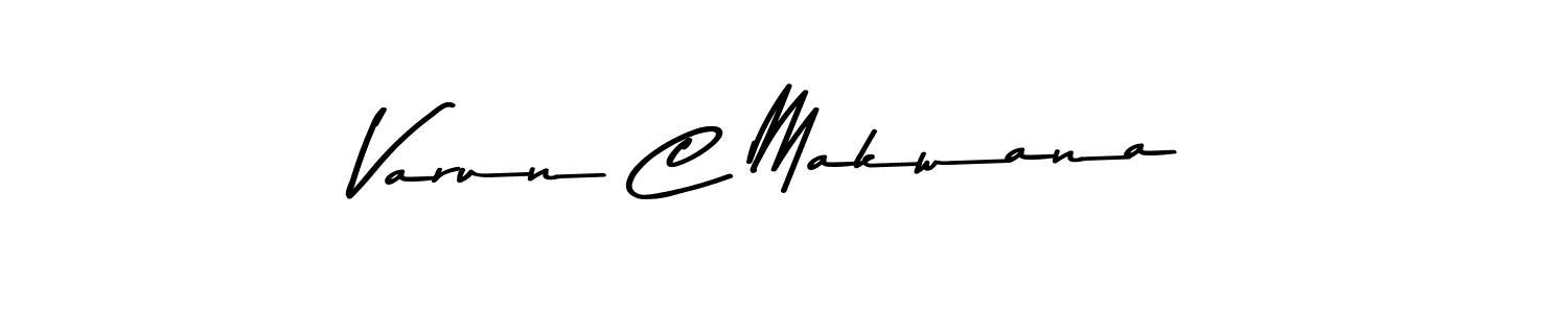 Also we have Varun C Makwana name is the best signature style. Create professional handwritten signature collection using Asem Kandis PERSONAL USE autograph style. Varun C Makwana signature style 9 images and pictures png
