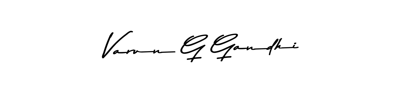 This is the best signature style for the Varun G Gandhi name. Also you like these signature font (Asem Kandis PERSONAL USE). Mix name signature. Varun G Gandhi signature style 9 images and pictures png