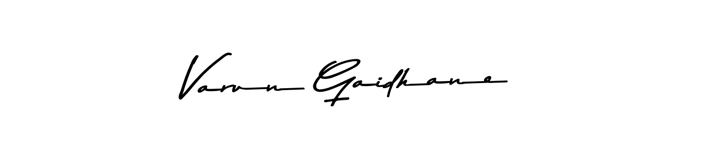 Also we have Varun Gaidhane name is the best signature style. Create professional handwritten signature collection using Asem Kandis PERSONAL USE autograph style. Varun Gaidhane signature style 9 images and pictures png