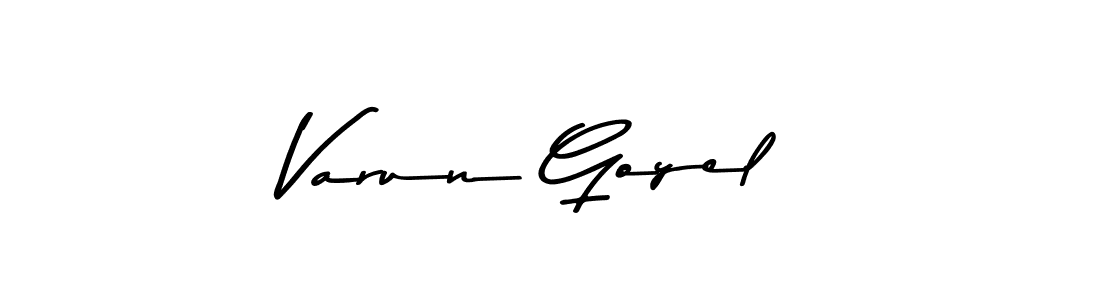 Make a beautiful signature design for name Varun Goyel. Use this online signature maker to create a handwritten signature for free. Varun Goyel signature style 9 images and pictures png