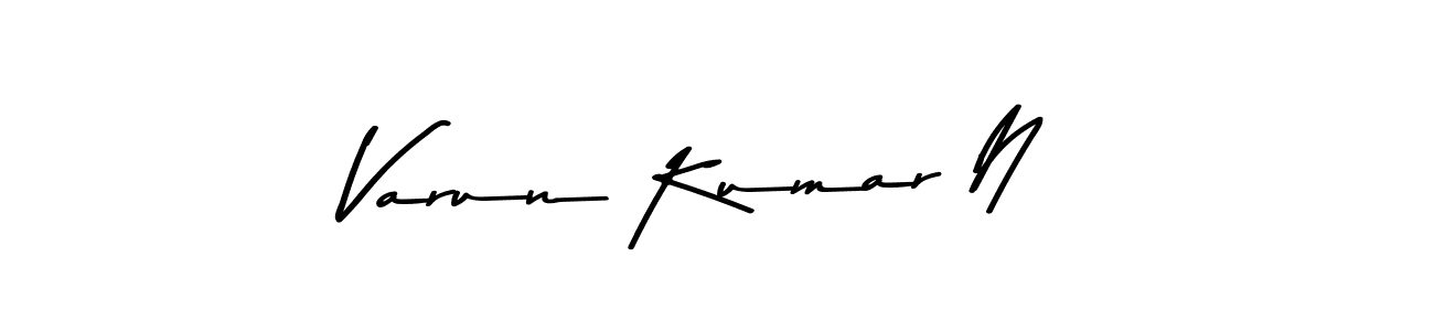 if you are searching for the best signature style for your name Varun Kumar N. so please give up your signature search. here we have designed multiple signature styles  using Asem Kandis PERSONAL USE. Varun Kumar N signature style 9 images and pictures png