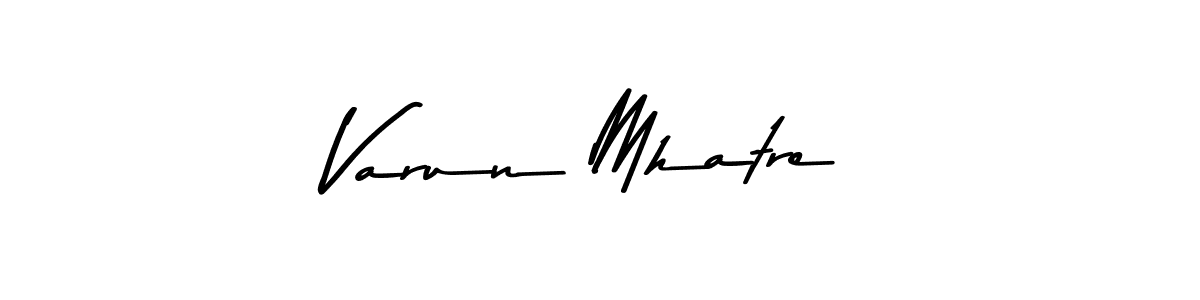Use a signature maker to create a handwritten signature online. With this signature software, you can design (Asem Kandis PERSONAL USE) your own signature for name Varun Mhatre. Varun Mhatre signature style 9 images and pictures png