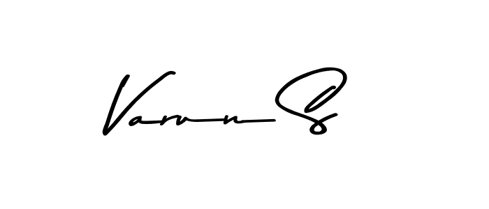Asem Kandis PERSONAL USE is a professional signature style that is perfect for those who want to add a touch of class to their signature. It is also a great choice for those who want to make their signature more unique. Get Varun S name to fancy signature for free. Varun S signature style 9 images and pictures png