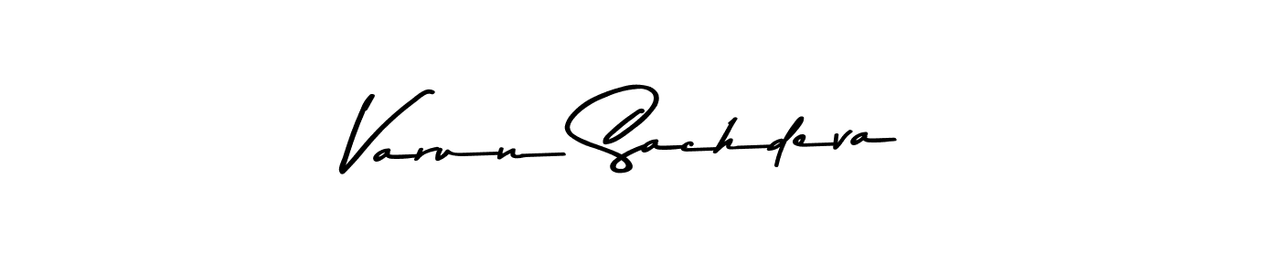 How to make Varun Sachdeva name signature. Use Asem Kandis PERSONAL USE style for creating short signs online. This is the latest handwritten sign. Varun Sachdeva signature style 9 images and pictures png