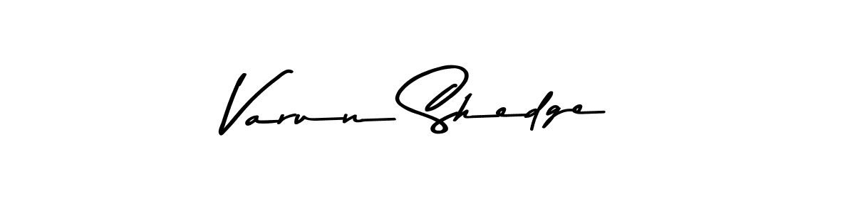 Make a beautiful signature design for name Varun Shedge. Use this online signature maker to create a handwritten signature for free. Varun Shedge signature style 9 images and pictures png
