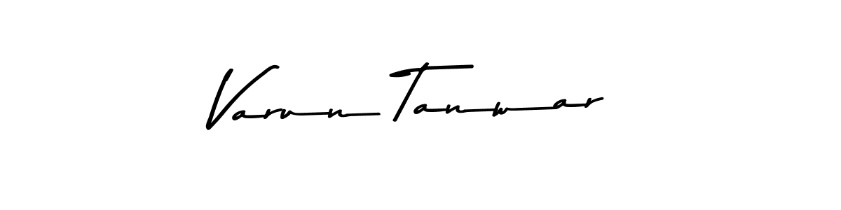 Varun Tanwar stylish signature style. Best Handwritten Sign (Asem Kandis PERSONAL USE) for my name. Handwritten Signature Collection Ideas for my name Varun Tanwar. Varun Tanwar signature style 9 images and pictures png