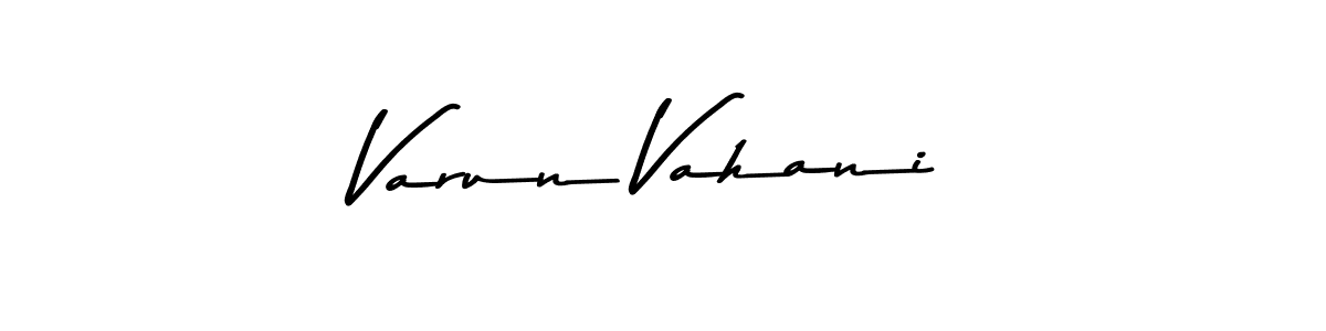 Varun Vahani stylish signature style. Best Handwritten Sign (Asem Kandis PERSONAL USE) for my name. Handwritten Signature Collection Ideas for my name Varun Vahani. Varun Vahani signature style 9 images and pictures png