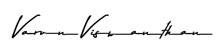 Get an exclusive digital autograph for Varun Viswanthan. The Asem Kandis PERSONAL USE typeface captures the charm of real penmanship on paper. Varun Viswanthan signature style 9 images and pictures png