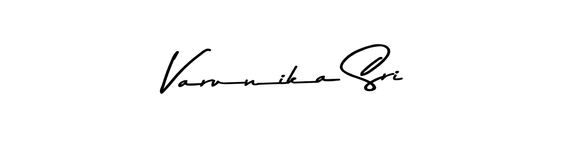 Create a beautiful signature design for name Varunika Sri. With this signature (Asem Kandis PERSONAL USE) fonts, you can make a handwritten signature for free. Varunika Sri signature style 9 images and pictures png