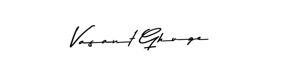 How to make Vasant Ghuge signature? Asem Kandis PERSONAL USE is a professional autograph style. Create handwritten signature for Vasant Ghuge name. Vasant Ghuge signature style 9 images and pictures png