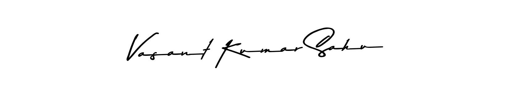 You should practise on your own different ways (Asem Kandis PERSONAL USE) to write your name (Vasant Kumar Sahu) in signature. don't let someone else do it for you. Vasant Kumar Sahu signature style 9 images and pictures png