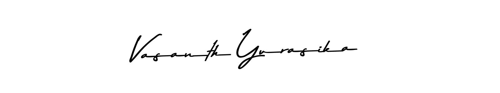 Make a beautiful signature design for name Vasanth Yurasika. Use this online signature maker to create a handwritten signature for free. Vasanth Yurasika signature style 9 images and pictures png