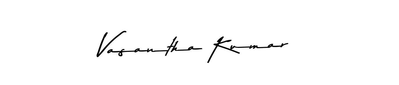 Also You can easily find your signature by using the search form. We will create Vasantha Kumar name handwritten signature images for you free of cost using Asem Kandis PERSONAL USE sign style. Vasantha Kumar signature style 9 images and pictures png