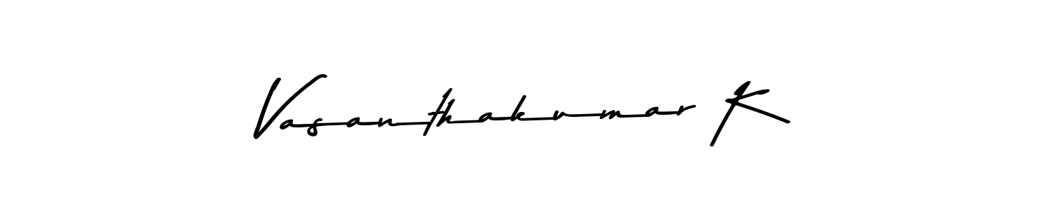 Here are the top 10 professional signature styles for the name Vasanthakumar K. These are the best autograph styles you can use for your name. Vasanthakumar K signature style 9 images and pictures png