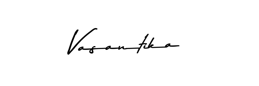 How to make Vasantika signature? Asem Kandis PERSONAL USE is a professional autograph style. Create handwritten signature for Vasantika name. Vasantika signature style 9 images and pictures png