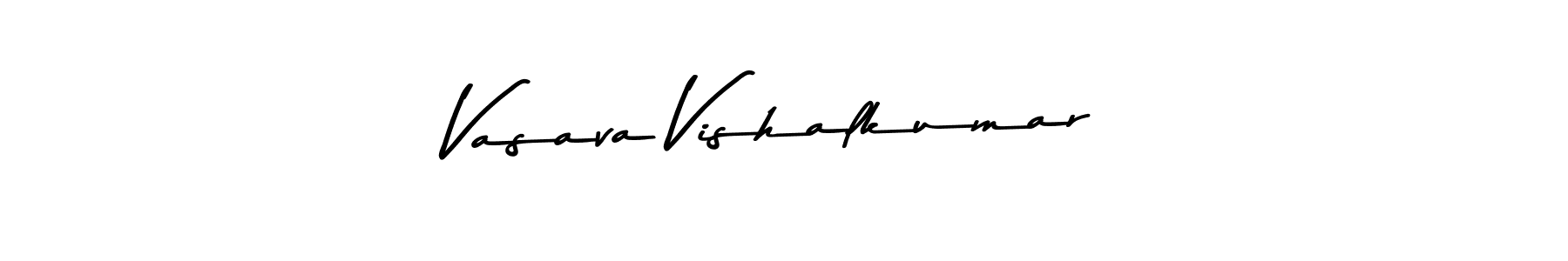 Also You can easily find your signature by using the search form. We will create Vasava Vishalkumar name handwritten signature images for you free of cost using Asem Kandis PERSONAL USE sign style. Vasava Vishalkumar signature style 9 images and pictures png