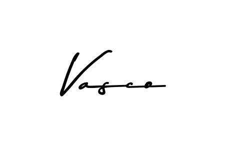 Make a beautiful signature design for name Vasco. Use this online signature maker to create a handwritten signature for free. Vasco signature style 9 images and pictures png
