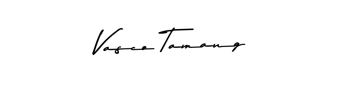 Once you've used our free online signature maker to create your best signature Asem Kandis PERSONAL USE style, it's time to enjoy all of the benefits that Vasco Tamang name signing documents. Vasco Tamang signature style 9 images and pictures png