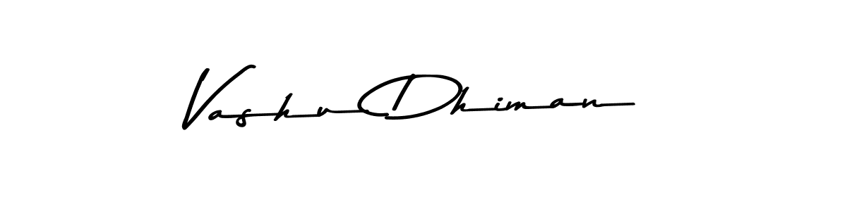 Make a beautiful signature design for name Vashu Dhiman. Use this online signature maker to create a handwritten signature for free. Vashu Dhiman signature style 9 images and pictures png
