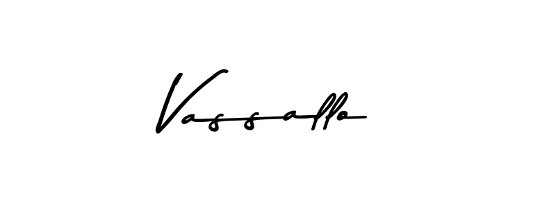 Make a beautiful signature design for name Vassallo. Use this online signature maker to create a handwritten signature for free. Vassallo signature style 9 images and pictures png