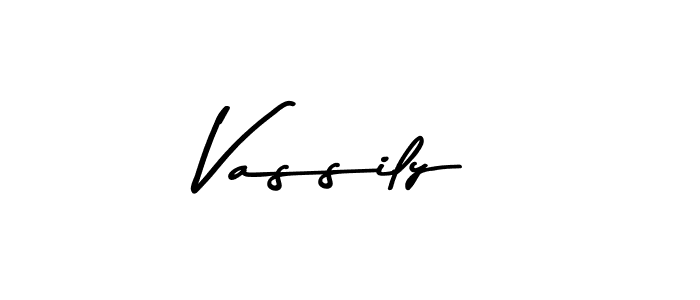 Create a beautiful signature design for name Vassily. With this signature (Asem Kandis PERSONAL USE) fonts, you can make a handwritten signature for free. Vassily signature style 9 images and pictures png