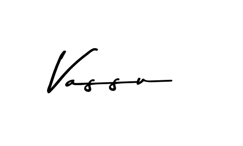 How to make Vassu signature? Asem Kandis PERSONAL USE is a professional autograph style. Create handwritten signature for Vassu name. Vassu signature style 9 images and pictures png