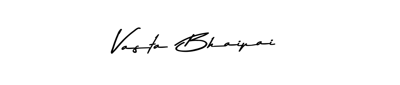 It looks lik you need a new signature style for name Vasta  Bhaipai. Design unique handwritten (Asem Kandis PERSONAL USE) signature with our free signature maker in just a few clicks. Vasta  Bhaipai signature style 9 images and pictures png