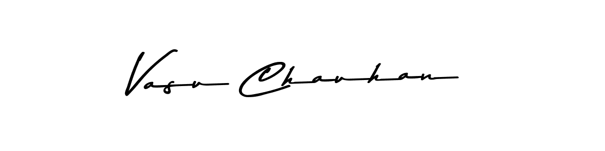 This is the best signature style for the Vasu Chauhan name. Also you like these signature font (Asem Kandis PERSONAL USE). Mix name signature. Vasu Chauhan signature style 9 images and pictures png