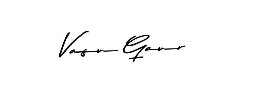 Make a beautiful signature design for name Vasu Gaur. Use this online signature maker to create a handwritten signature for free. Vasu Gaur signature style 9 images and pictures png