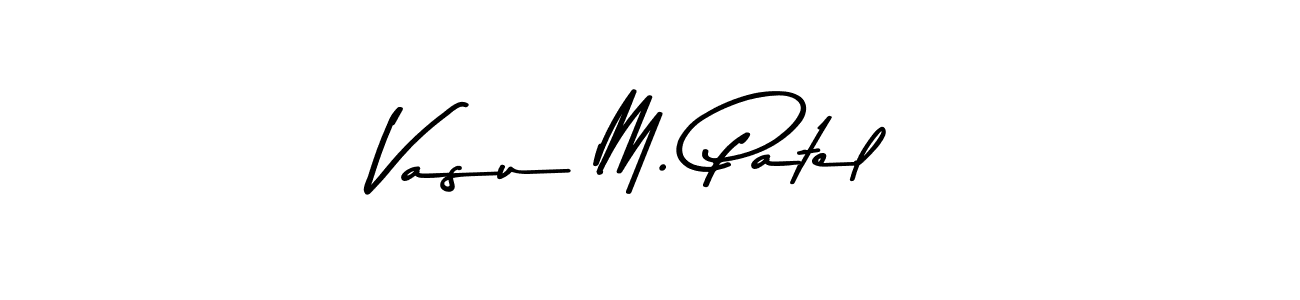 Make a beautiful signature design for name Vasu M. Patel. Use this online signature maker to create a handwritten signature for free. Vasu M. Patel signature style 9 images and pictures png