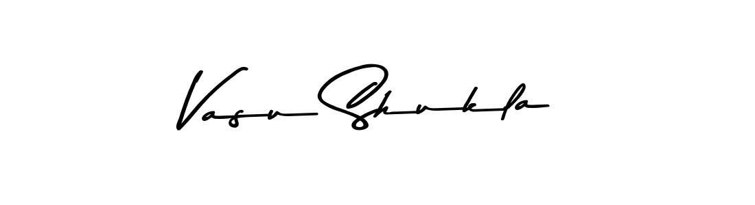 Design your own signature with our free online signature maker. With this signature software, you can create a handwritten (Asem Kandis PERSONAL USE) signature for name Vasu Shukla. Vasu Shukla signature style 9 images and pictures png