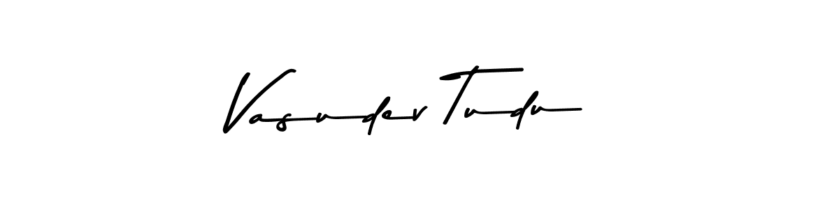 Design your own signature with our free online signature maker. With this signature software, you can create a handwritten (Asem Kandis PERSONAL USE) signature for name Vasudev Tudu. Vasudev Tudu signature style 9 images and pictures png