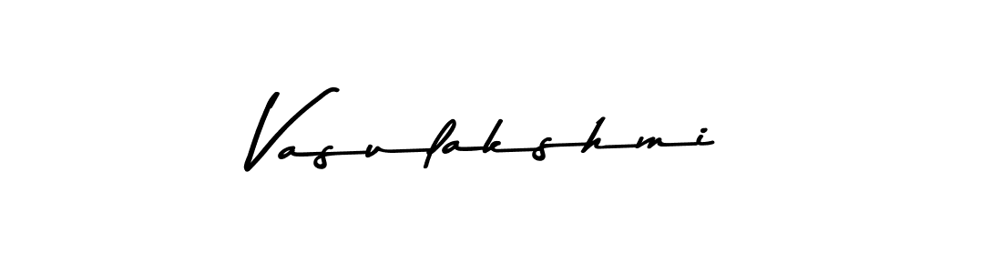 Use a signature maker to create a handwritten signature online. With this signature software, you can design (Asem Kandis PERSONAL USE) your own signature for name Vasulakshmi. Vasulakshmi signature style 9 images and pictures png