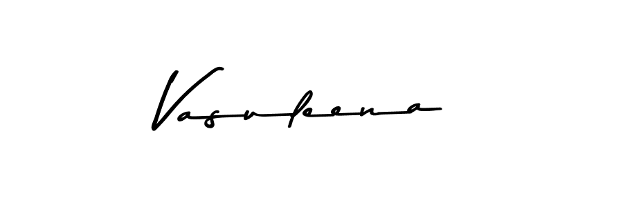 Here are the top 10 professional signature styles for the name Vasuleena. These are the best autograph styles you can use for your name. Vasuleena signature style 9 images and pictures png