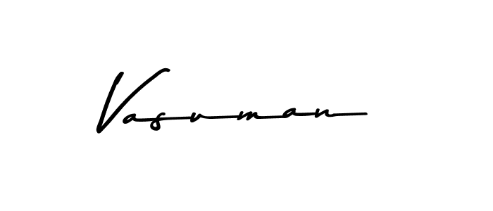 Also we have Vasuman name is the best signature style. Create professional handwritten signature collection using Asem Kandis PERSONAL USE autograph style. Vasuman signature style 9 images and pictures png