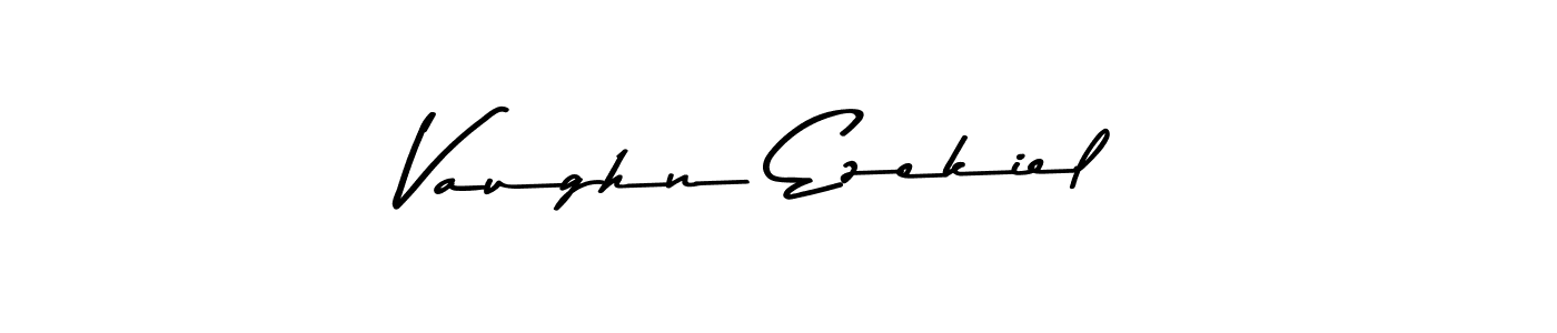 Make a beautiful signature design for name Vaughn Ezekiel. With this signature (Asem Kandis PERSONAL USE) style, you can create a handwritten signature for free. Vaughn Ezekiel signature style 9 images and pictures png