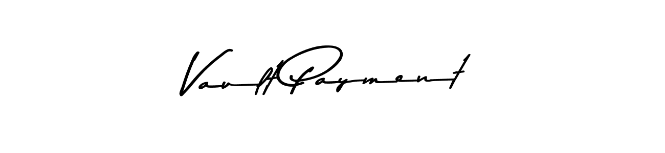 Use a signature maker to create a handwritten signature online. With this signature software, you can design (Asem Kandis PERSONAL USE) your own signature for name Vault Payment. Vault Payment signature style 9 images and pictures png