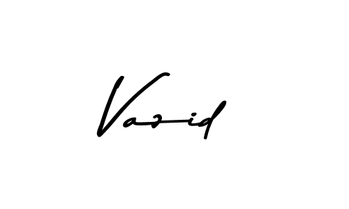 Make a beautiful signature design for name Vazid. Use this online signature maker to create a handwritten signature for free. Vazid signature style 9 images and pictures png