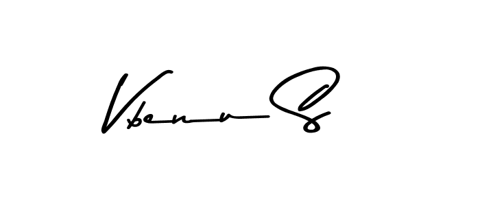 Vbenu S stylish signature style. Best Handwritten Sign (Asem Kandis PERSONAL USE) for my name. Handwritten Signature Collection Ideas for my name Vbenu S. Vbenu S signature style 9 images and pictures png