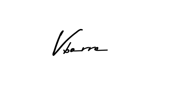Also we have Vborre name is the best signature style. Create professional handwritten signature collection using Asem Kandis PERSONAL USE autograph style. Vborre signature style 9 images and pictures png
