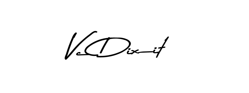 You should practise on your own different ways (Asem Kandis PERSONAL USE) to write your name (Vc Dixit) in signature. don't let someone else do it for you. Vc Dixit signature style 9 images and pictures png