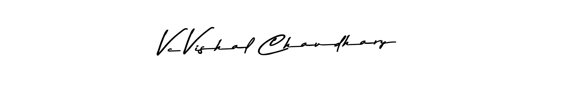 Also You can easily find your signature by using the search form. We will create Vc Vishal Chaudhary name handwritten signature images for you free of cost using Asem Kandis PERSONAL USE sign style. Vc Vishal Chaudhary signature style 9 images and pictures png