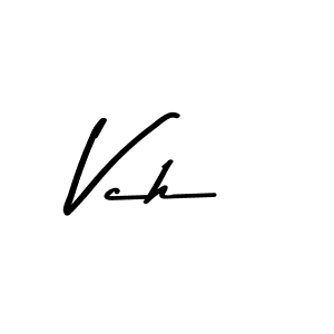 Vch stylish signature style. Best Handwritten Sign (Asem Kandis PERSONAL USE) for my name. Handwritten Signature Collection Ideas for my name Vch. Vch signature style 9 images and pictures png